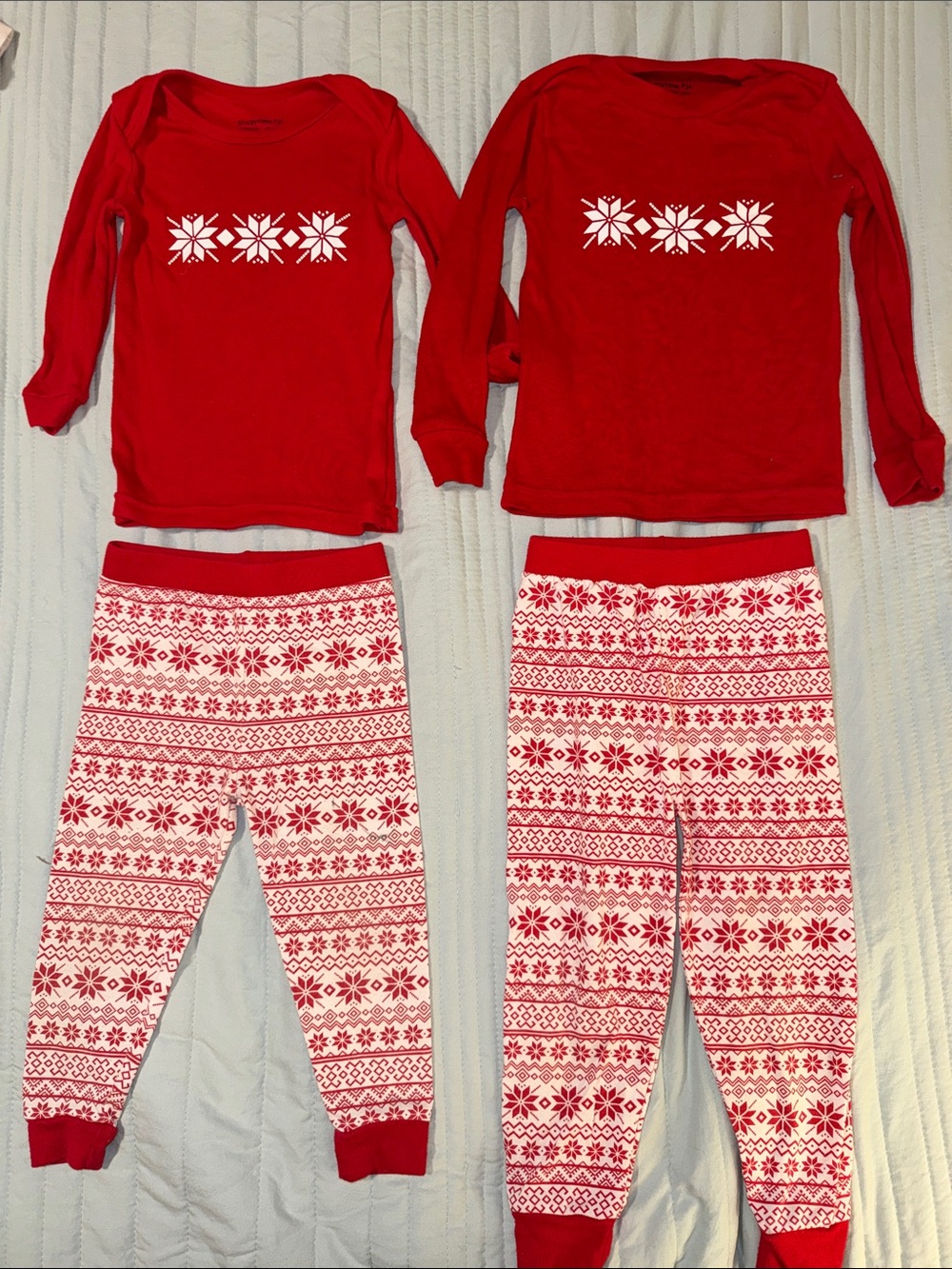 Holiday PJs Red Snowflake
